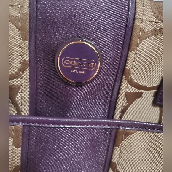 Coach Brown Tote - Picture 8 of 14